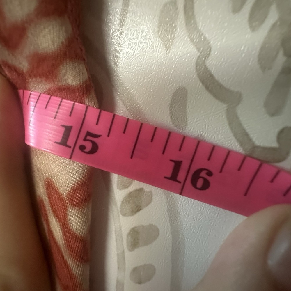 MAURICES Leggings Womens Size Large Orange Brick Super High Rise Stretch Pull On - Picture 6 of 9